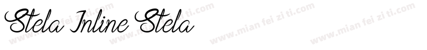 Stela Inline Stela字体转换